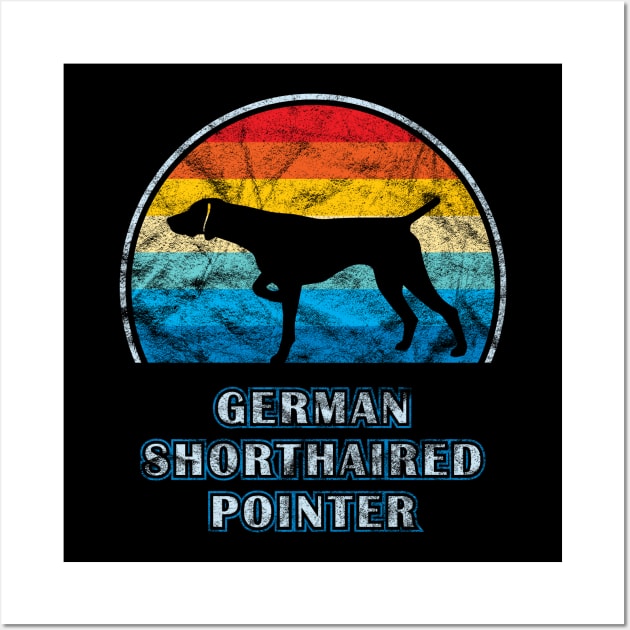 German Shorthaired Pointer Vintage Design Dog Wall Art by millersye